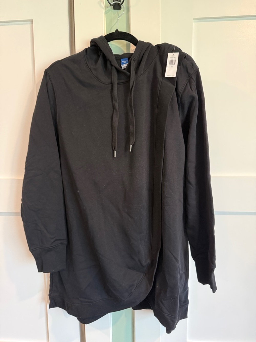 NWT Old Navy Black Women’s Maternity & Nursing Cross Front Pullover Hoodie